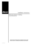 Dacor DRT366 Installation Instructions